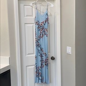 Blue maxi dress
